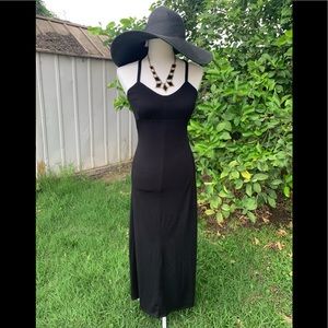 Long Black Halter Dress size Small